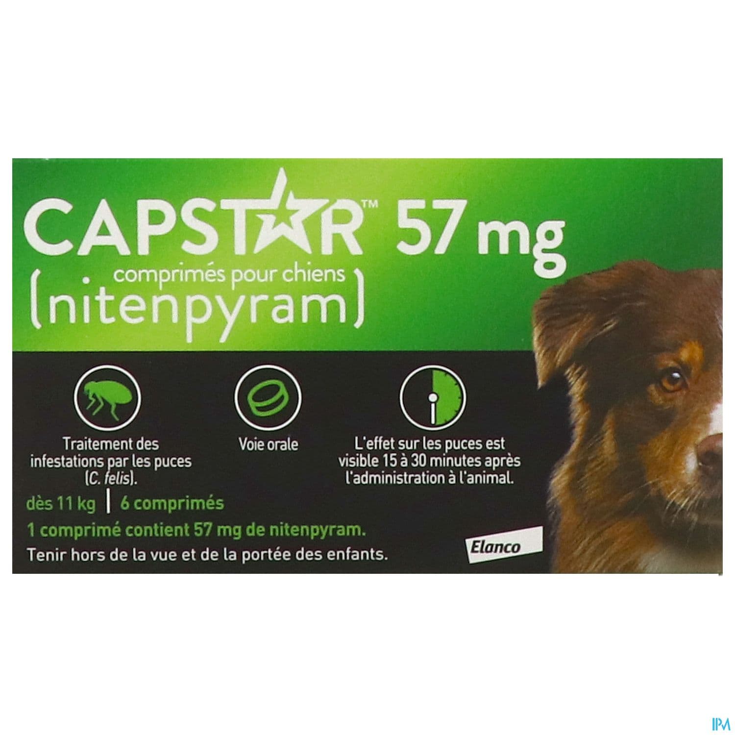 CAPSTAR 57MG CPR 6