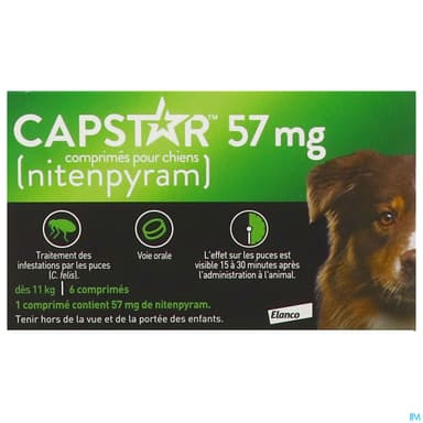CAPSTAR 57MG CPR 6