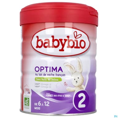 BABYBIO 2AG OPTIMA LAIT BIO 800G