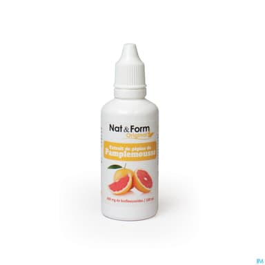 Nat Et Form Extrait De Pepins De Pamplemousse Bio 50ml