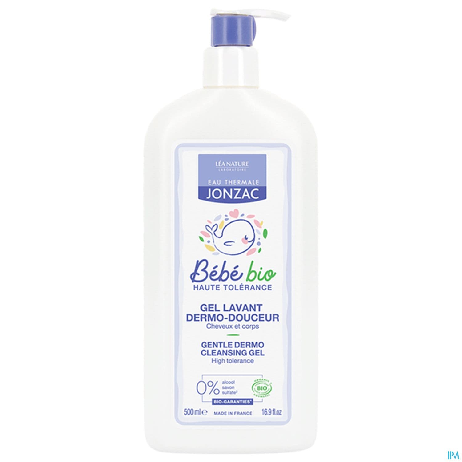 JONZAC BB GEL LAV DERMO DOUC 500ML
