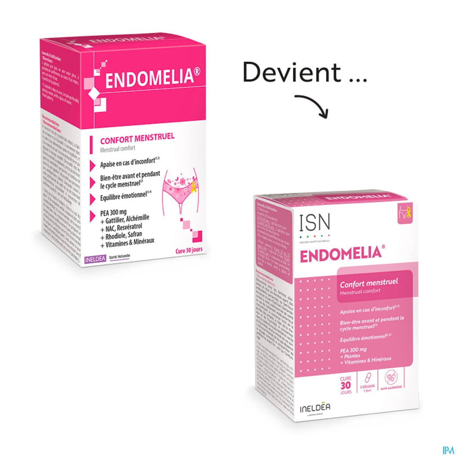 Ineldea Isn Endomelia Confort Menstruel Gelule 60