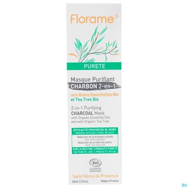FLORAME PURETE MASQ CHARB 65ML