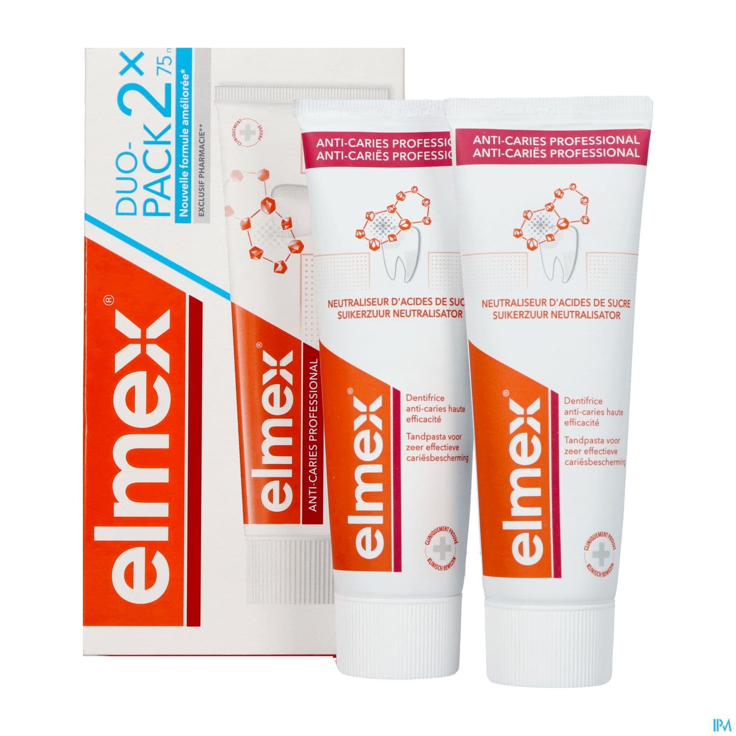 ELMEX DENT A/CARIE PRO 75ML X2