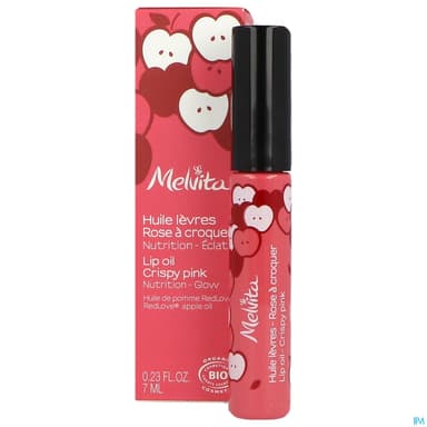 Melvita Huile Levres Rose A Croquer Bio 7ml