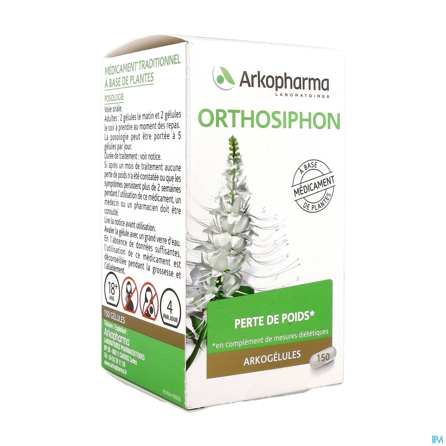 Arkogelules Orthosiphon Gelule 150