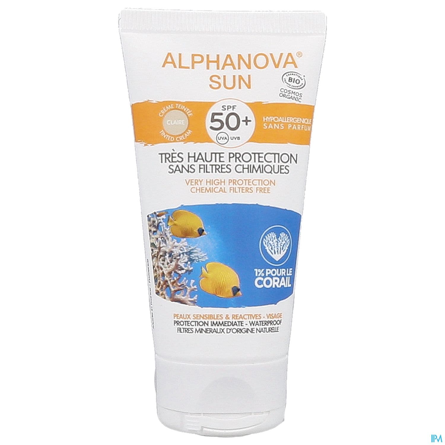 ALPHANOVA SUN 50+ TEINT CLAIR 50G