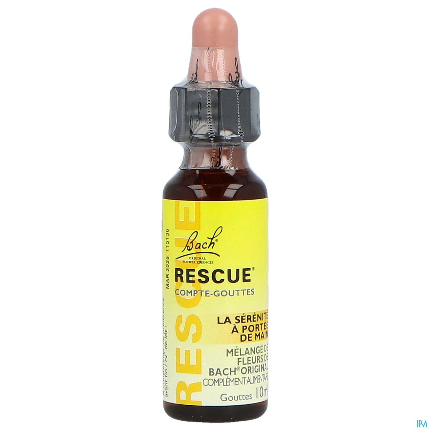Rescue Bach Compte Gouttes 10ml