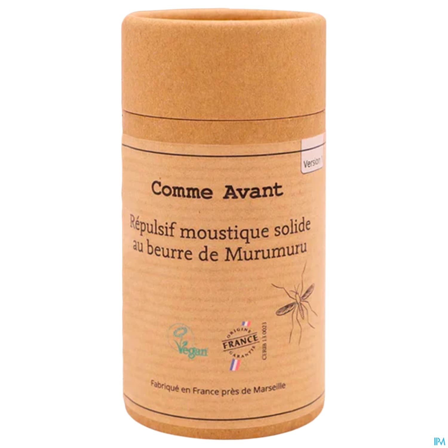 Comme Avant Repulsif Moustique Solide Au Beurre De Murumuru 80g