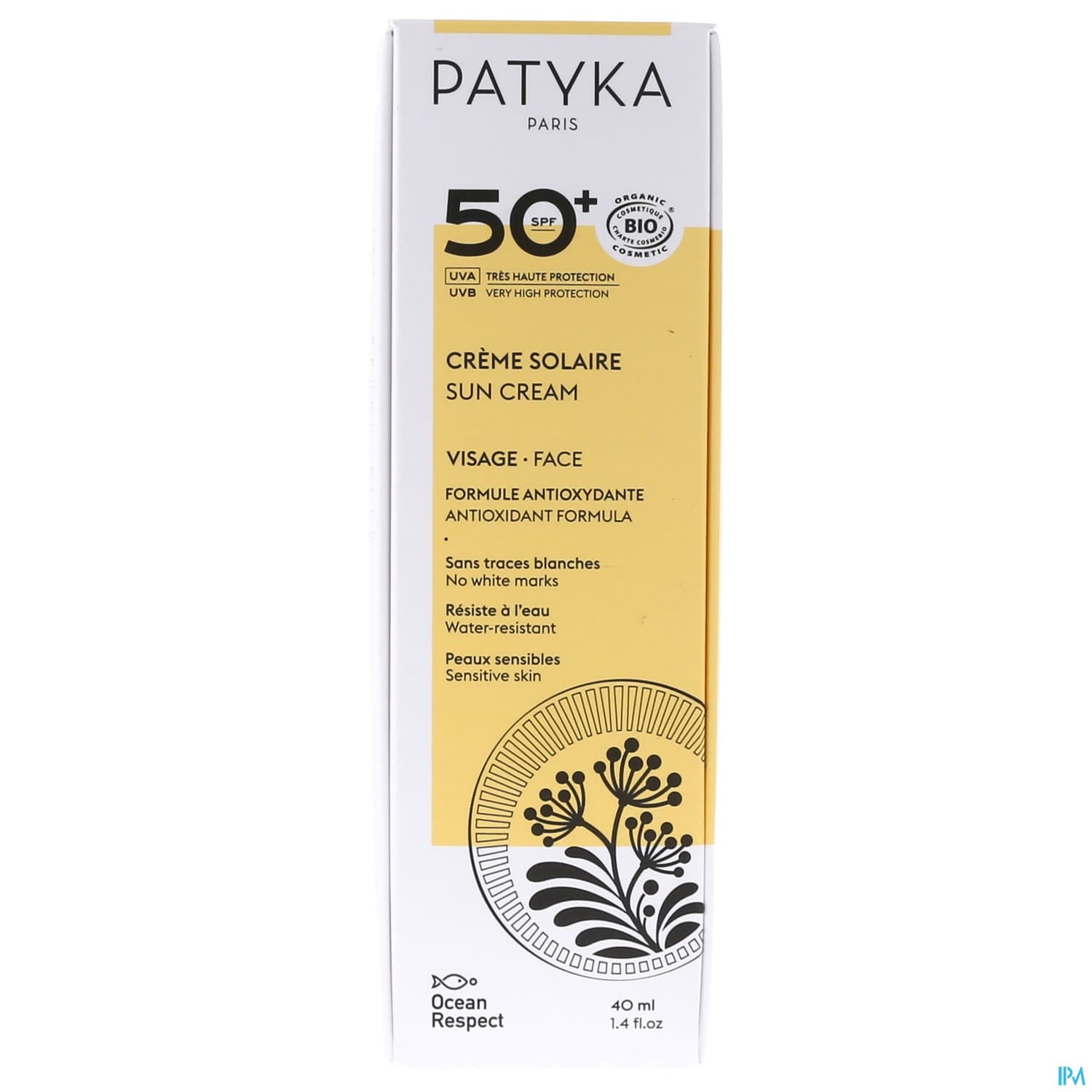 PATYKA SOL CR VISAGE SPF50+ 40ML