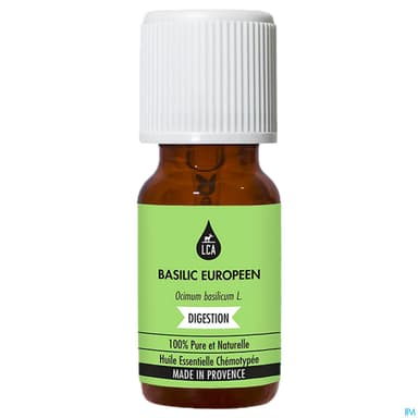 Lca Huile Essentielle De Basilic Europeen 10ml