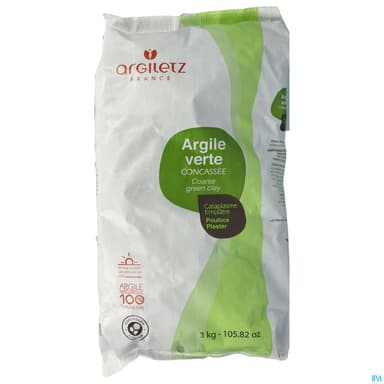 Argiletz Argile Verte Concassee Sac 3kg
