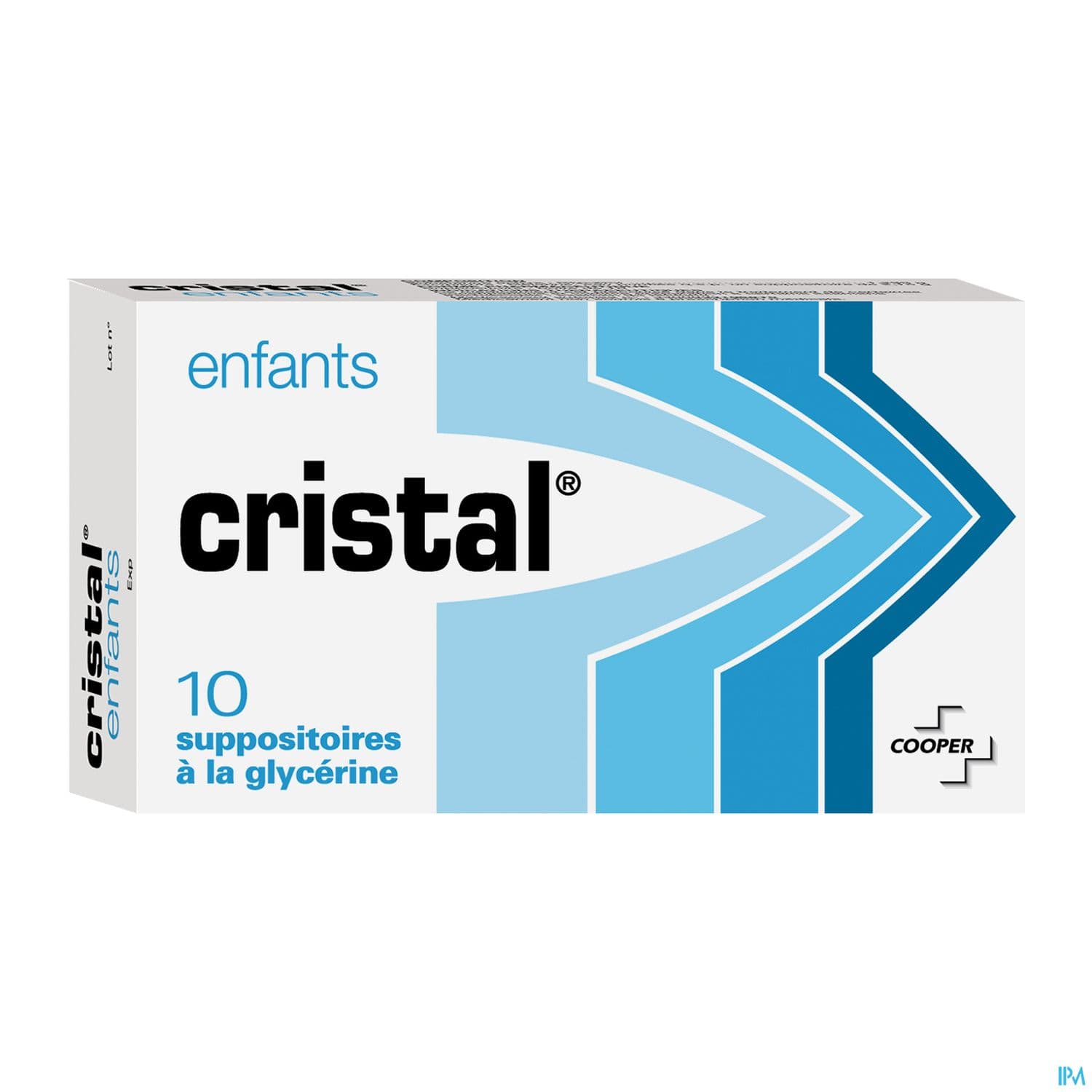 Cooper Cristal Suppositoire Glycerine Enfant 10