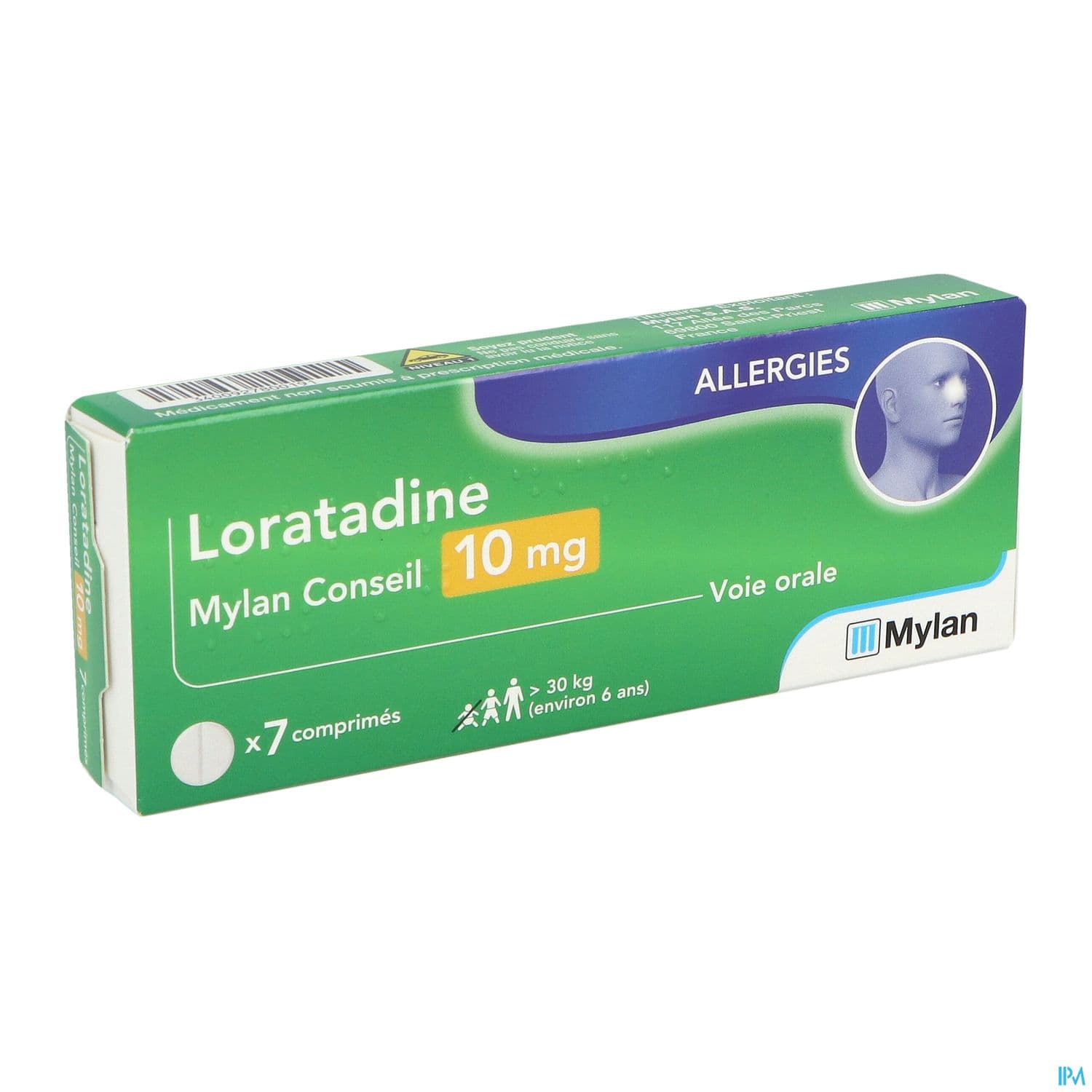 LORATADINE 10MG VIATRIS CONS CPR 7
