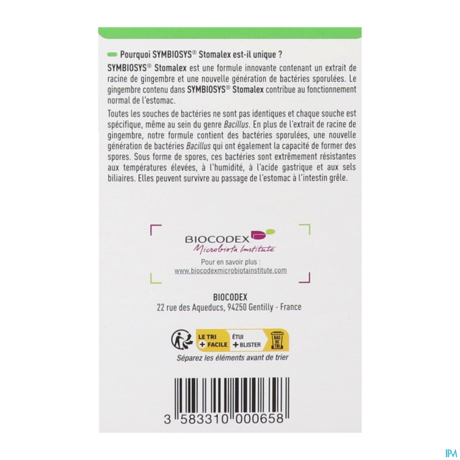 SYMBIOSYS STOMALEX GELUL 30