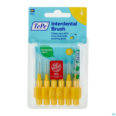Tepe Brossette Interdentaire Original 0mm7 Jaune X6