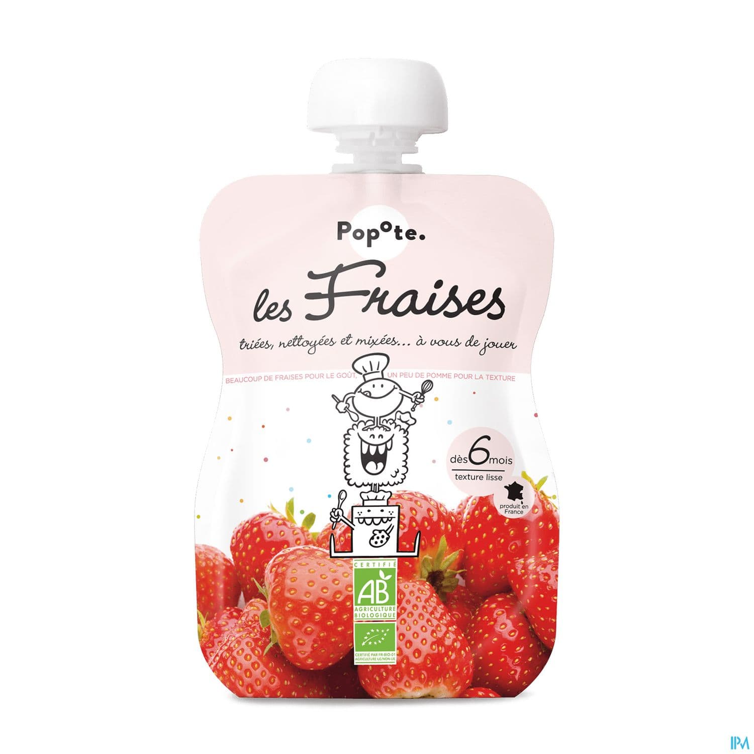 Popote Gourde Fraise Bio 120g