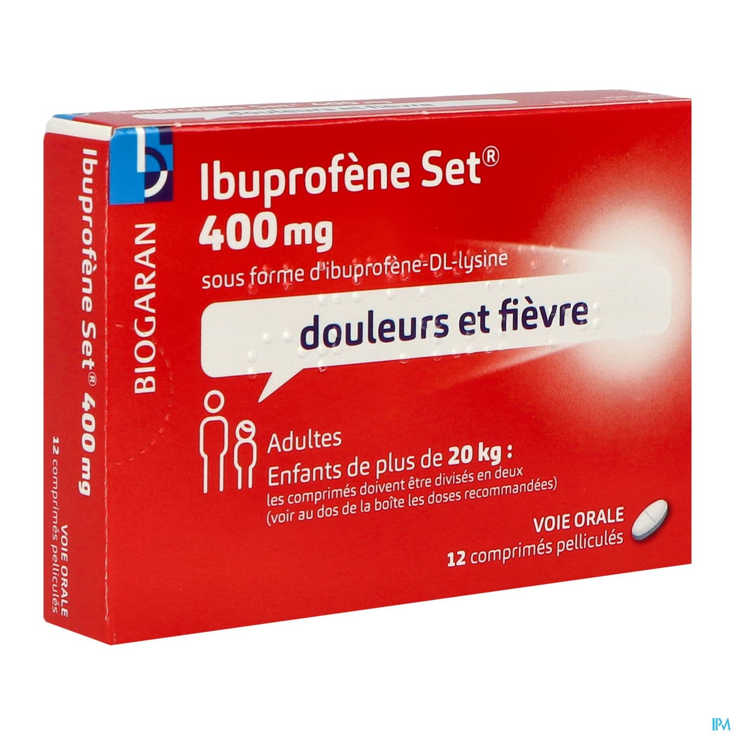 IBUPROFENE 400MG SET CPR 12
