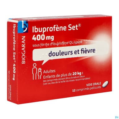 IBUPROFENE 400MG SET CPR 12