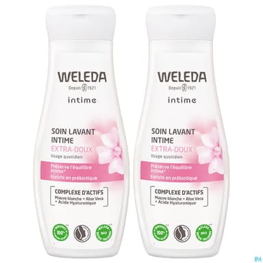 Weleda Soin Lavant Intime Extra Doux 200ml X2