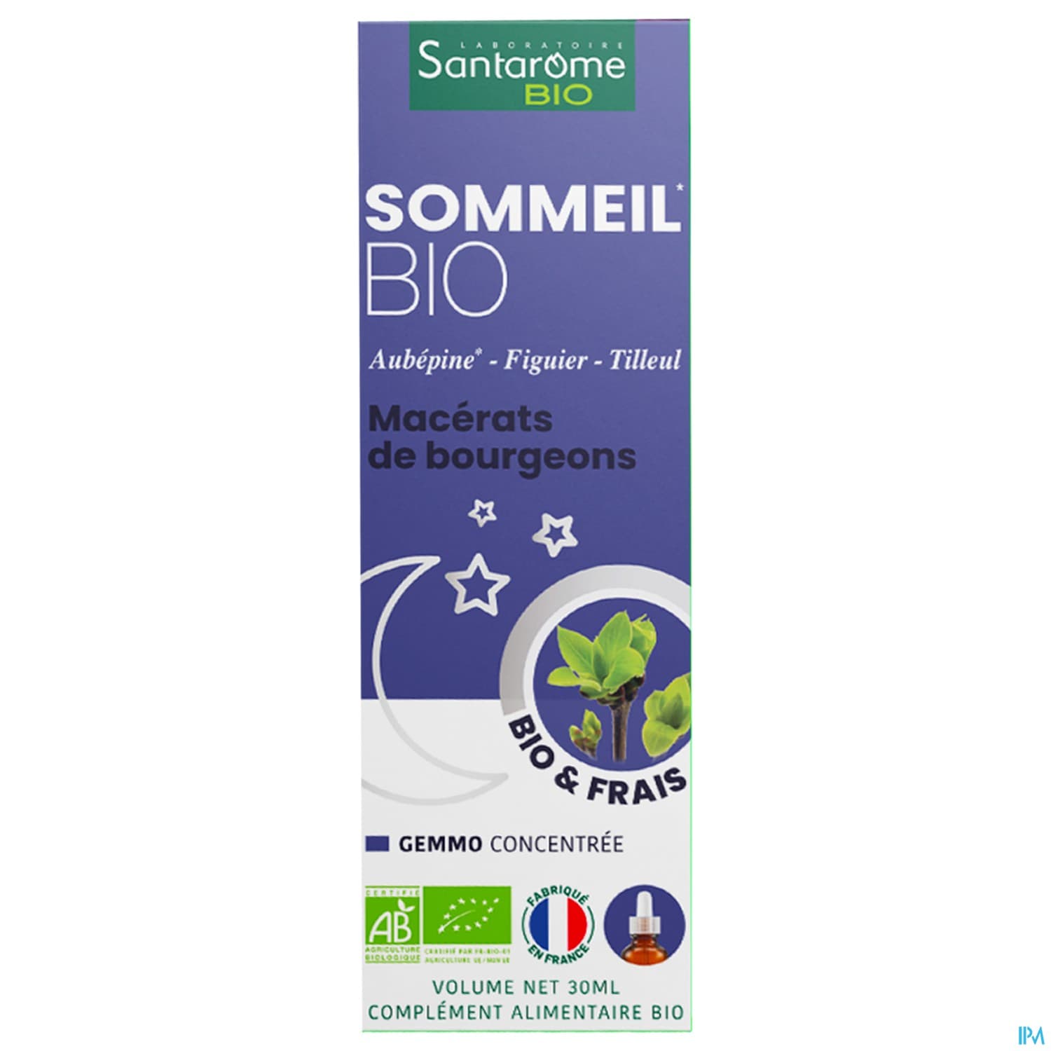 Santarome Bio Complexe Bourgeon Sommeil C14 30ml