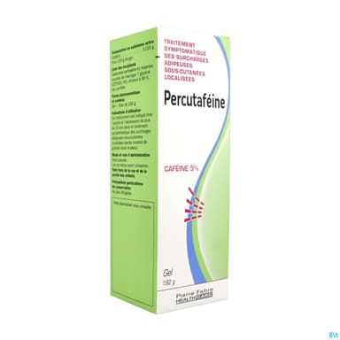 PERCUTAFEINE 5% GEL TUB 192G