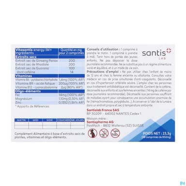 VITASANTIS ENERGY IM+ CPR BT28