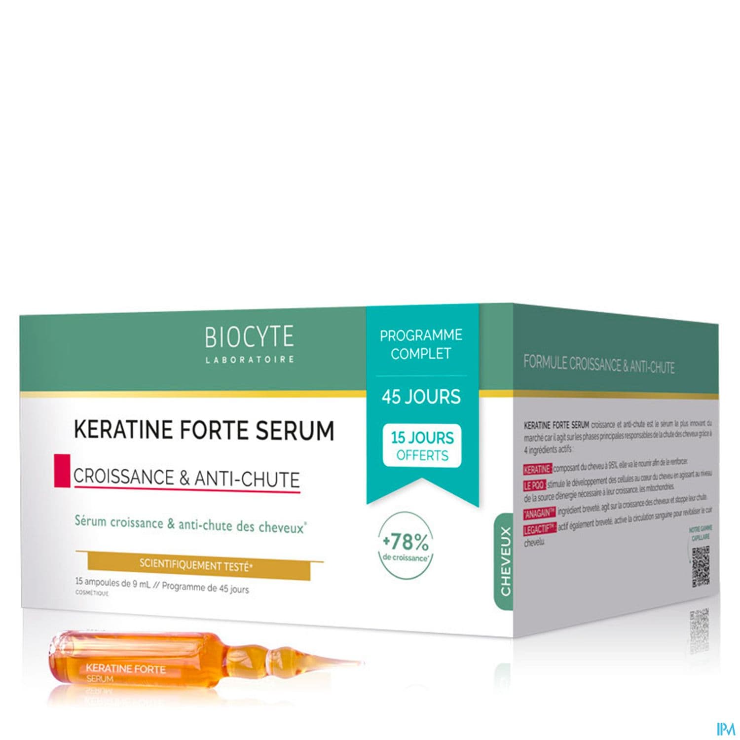 BIOCYTE KERATINE FORTE SERUM AMP15