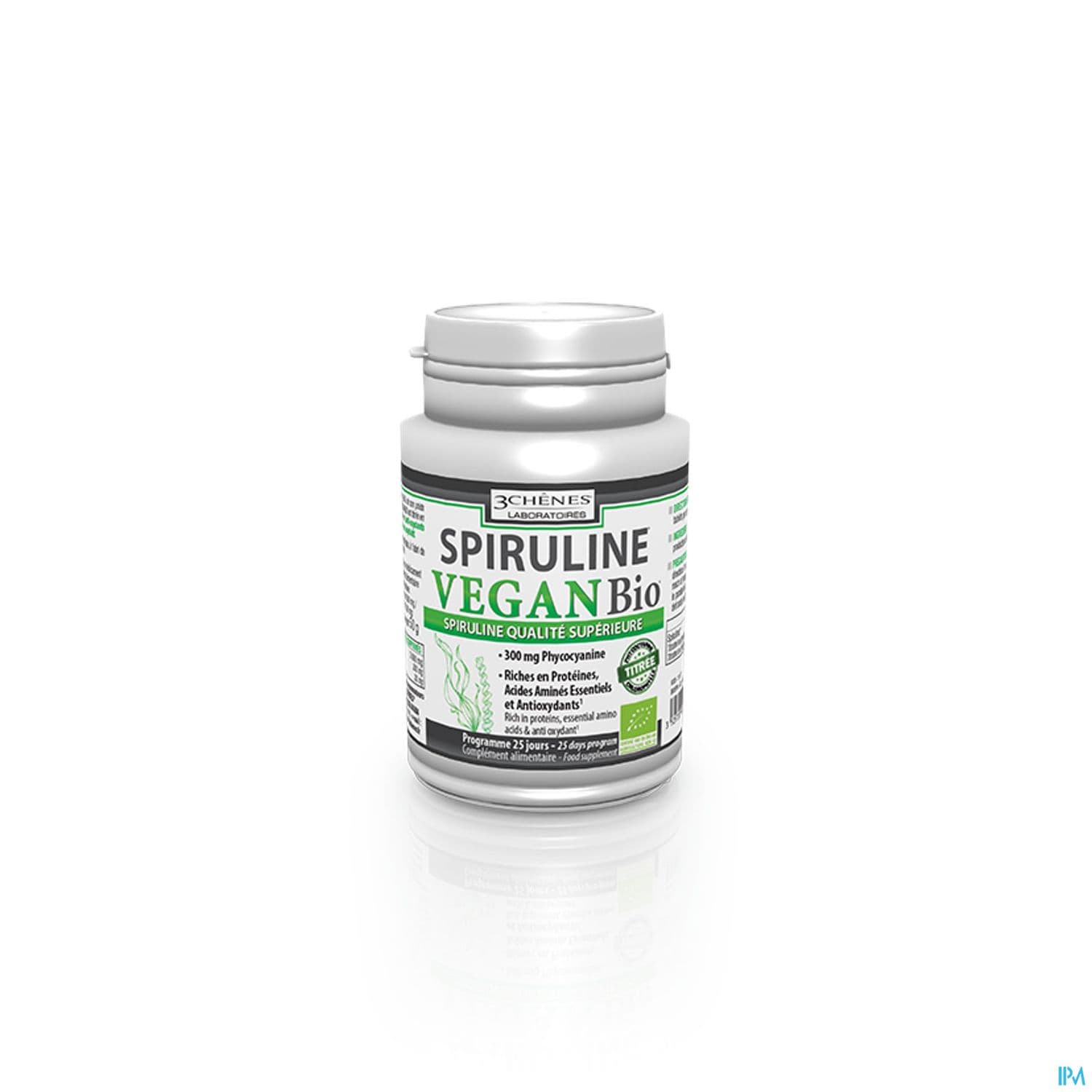 3 CHENES SPIRULIN VEGAN BIO CPR100