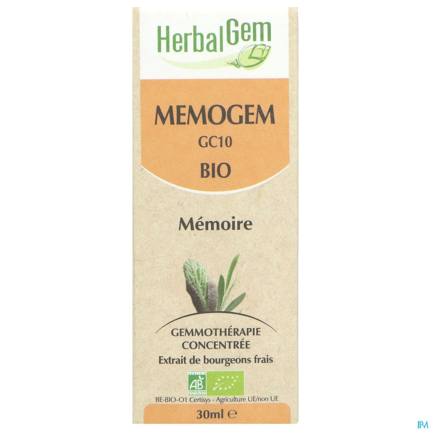 Herbalgem Memogem Gc10 Memoire Bio 30ml
