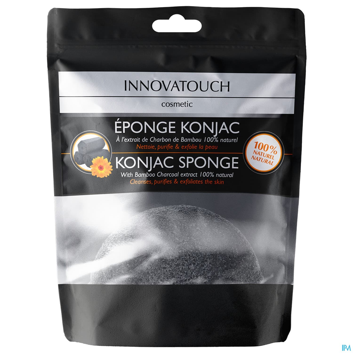 INNOVATOUCH EPONGE KONJAC CHARBON
