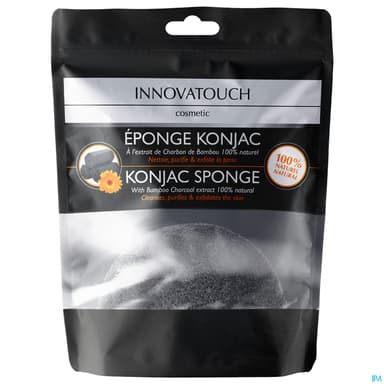 INNOVATOUCH EPONGE KONJAC CHARBON