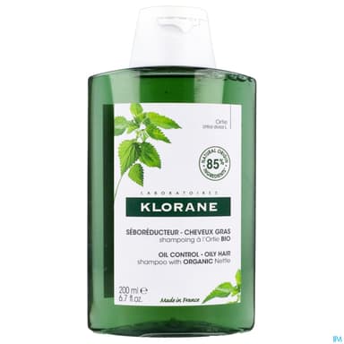 Klorane Shampooing Seboregulateur Ortie Bio 200ml