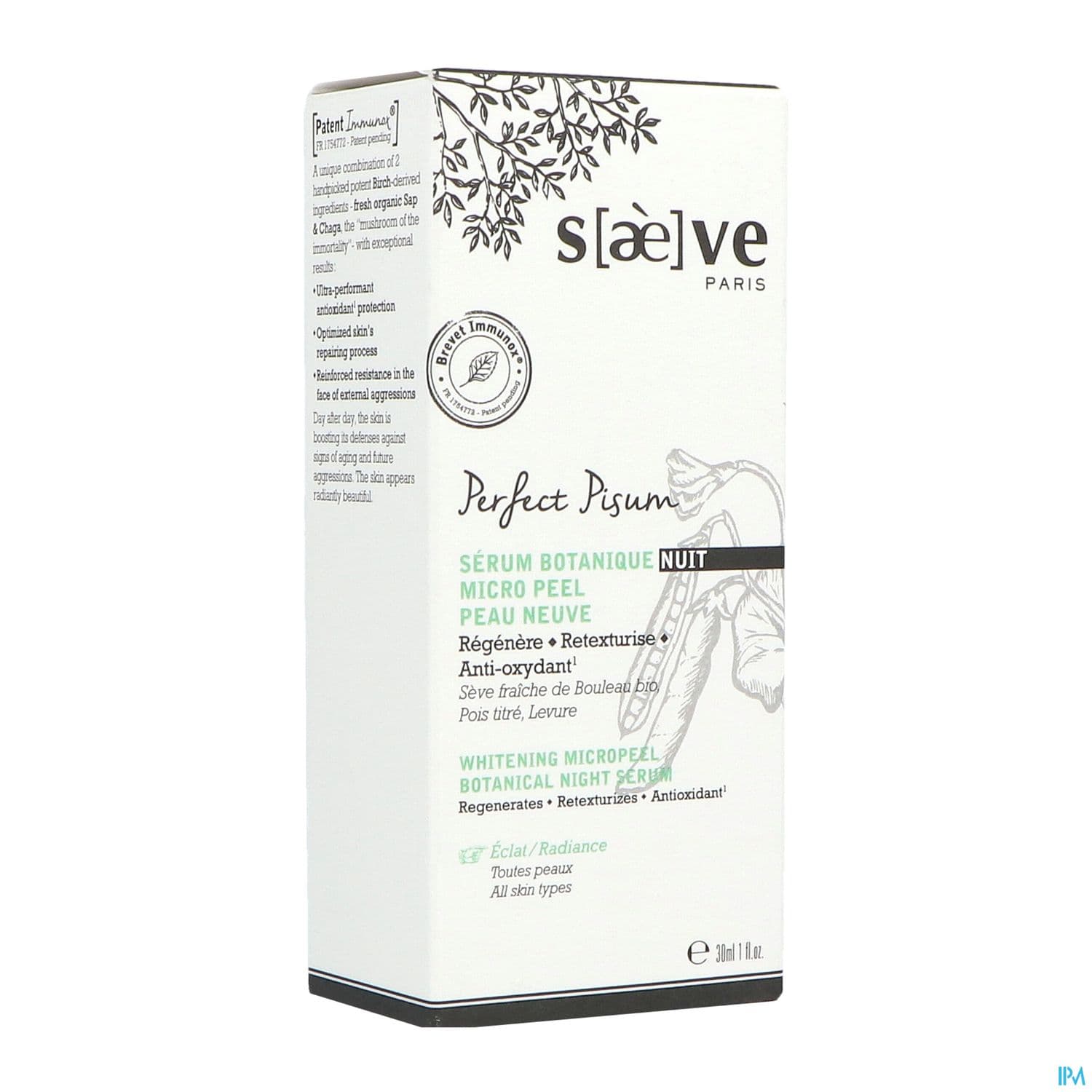 SAEVE PERFECT PISUM SER NUIT 30ML
