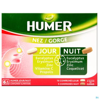Humer Nez Gorge Jour Nuit Comprime 15
