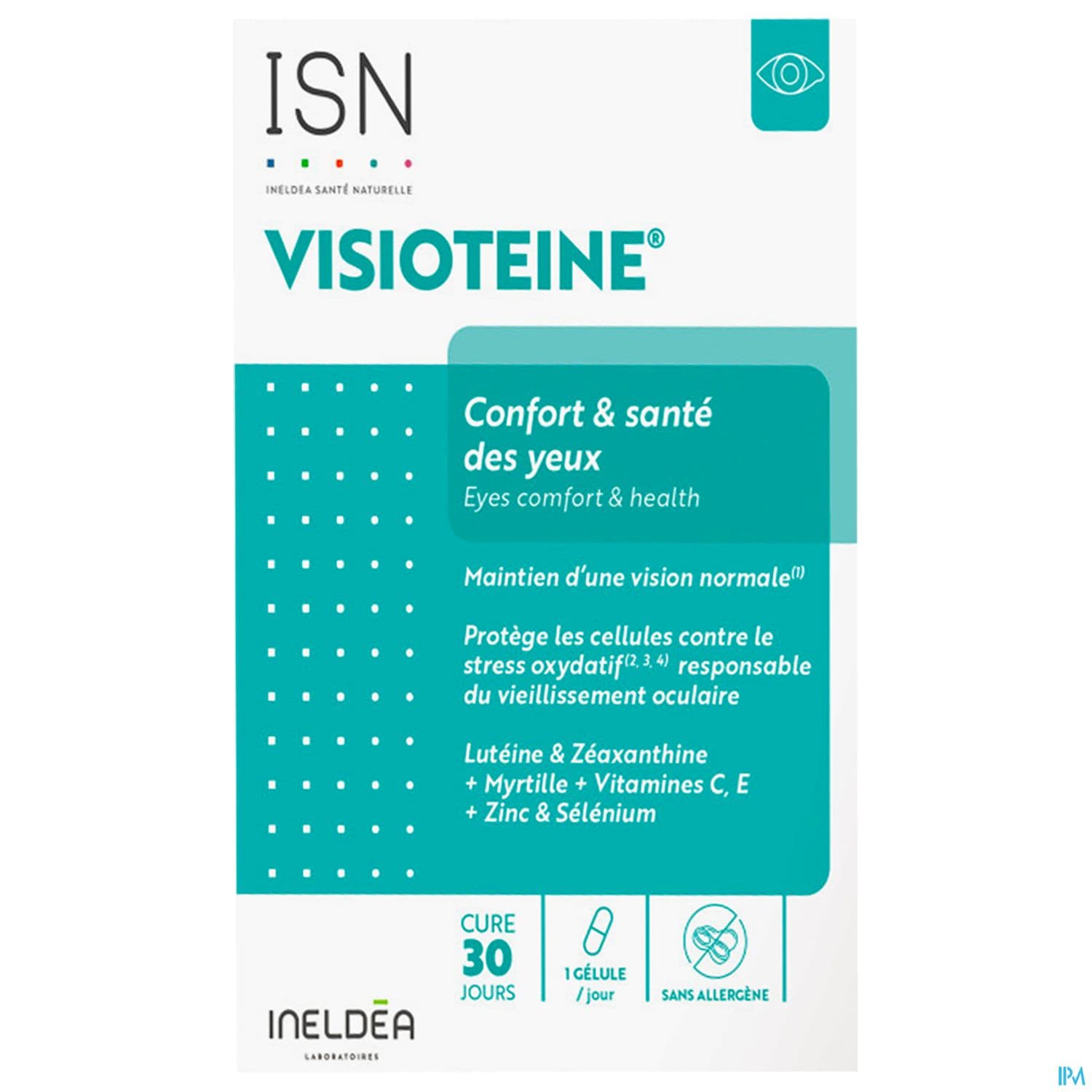 ISN VISIOTEINE GELUL VEGET 30