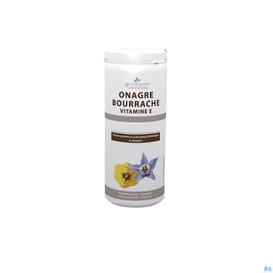 3 CHENES Onagre Bourrache Vit E Caps B/150