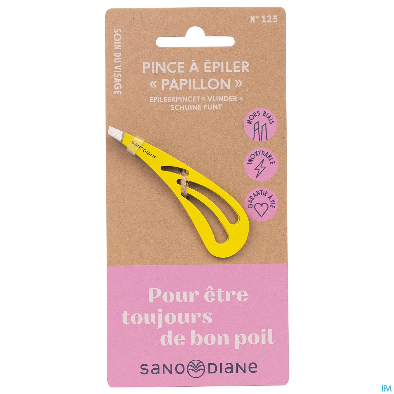 PINC/EPIL PAPILLON JAUNE SANOD 123