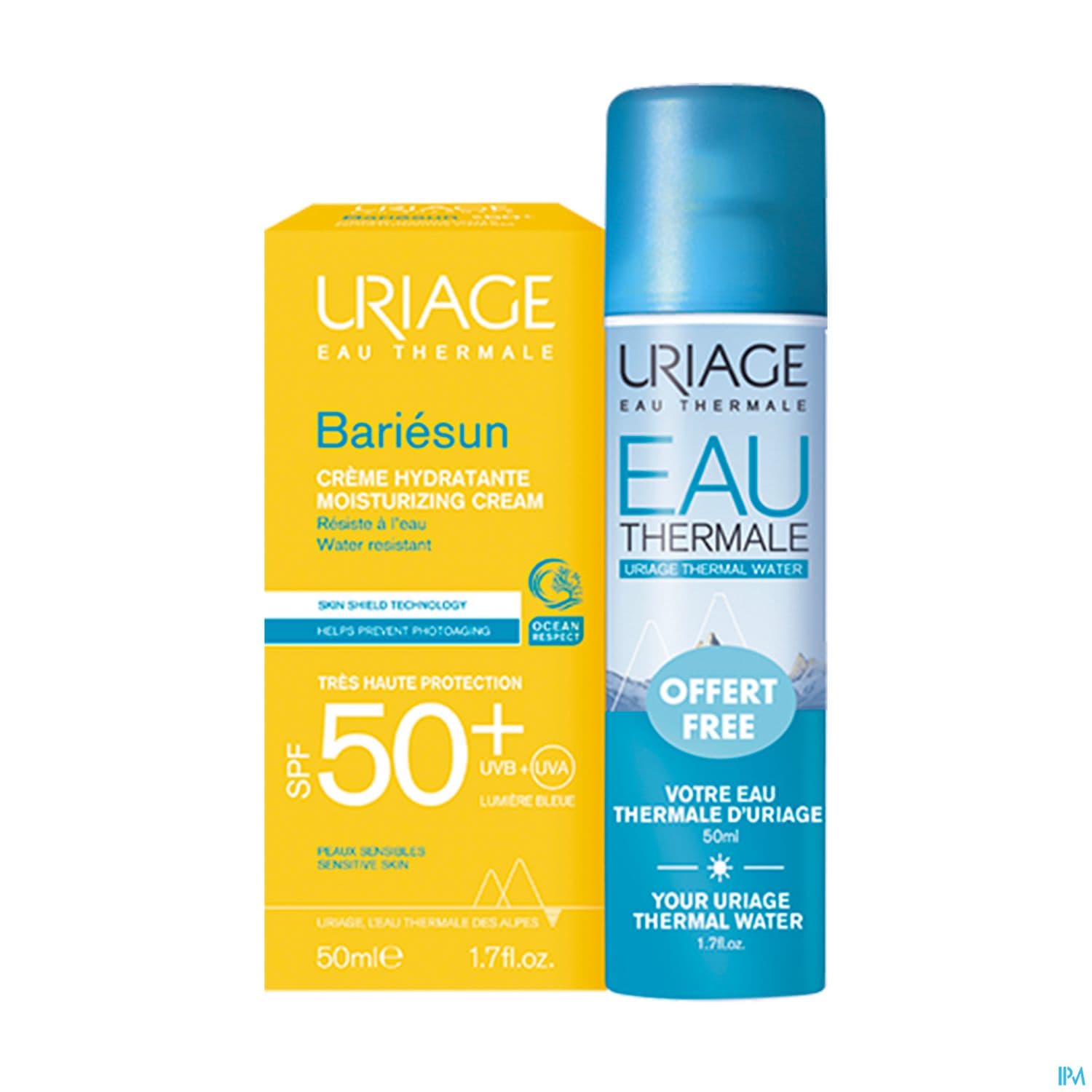 URIAGE BARIESUN SPF50+ CR HYDR+OFF