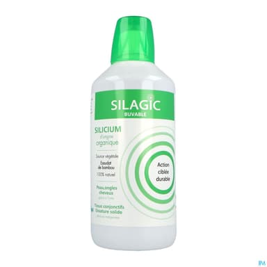 Silagic Silicium Organique Source Vegetale Buvable Solution Buvable 1l