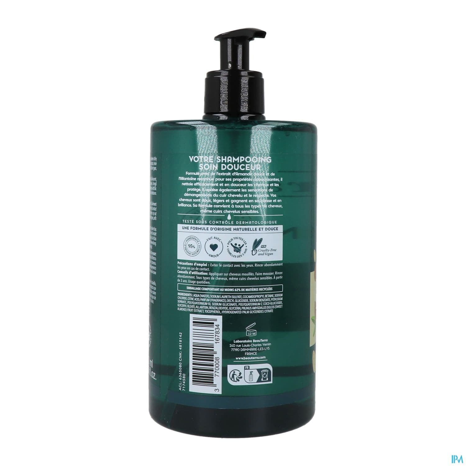 Beauterra Shampooing Douceur 750ml