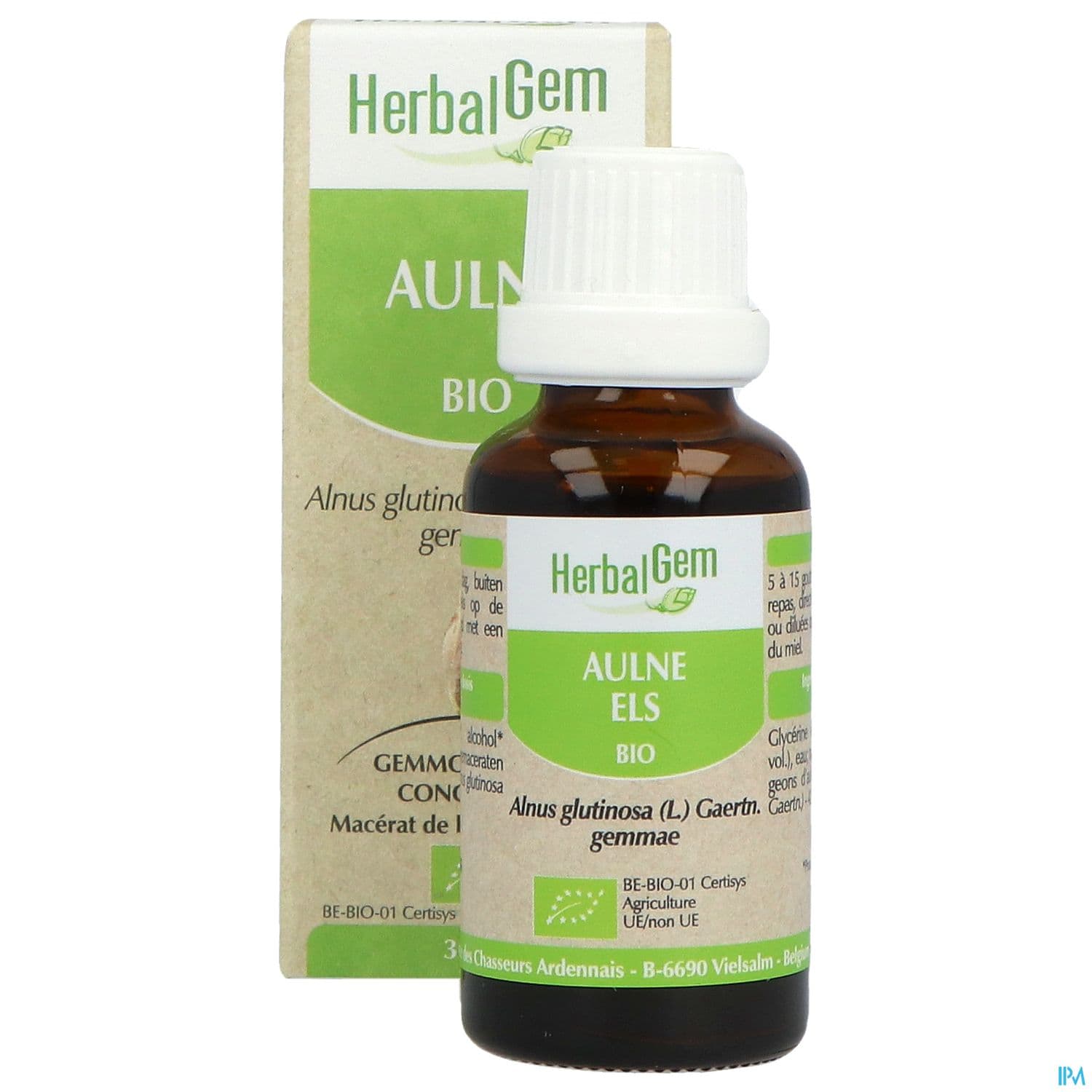 Herbalgem Aulne Bourgeon Macerat Glycerin Bio 30ml