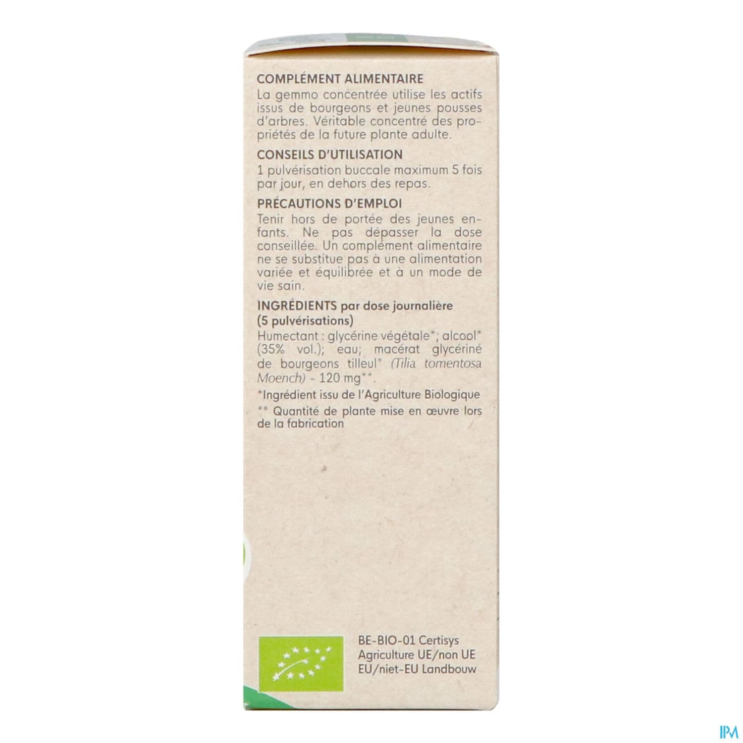 HERBALGEM TILLEUL BIO SPR 15ML