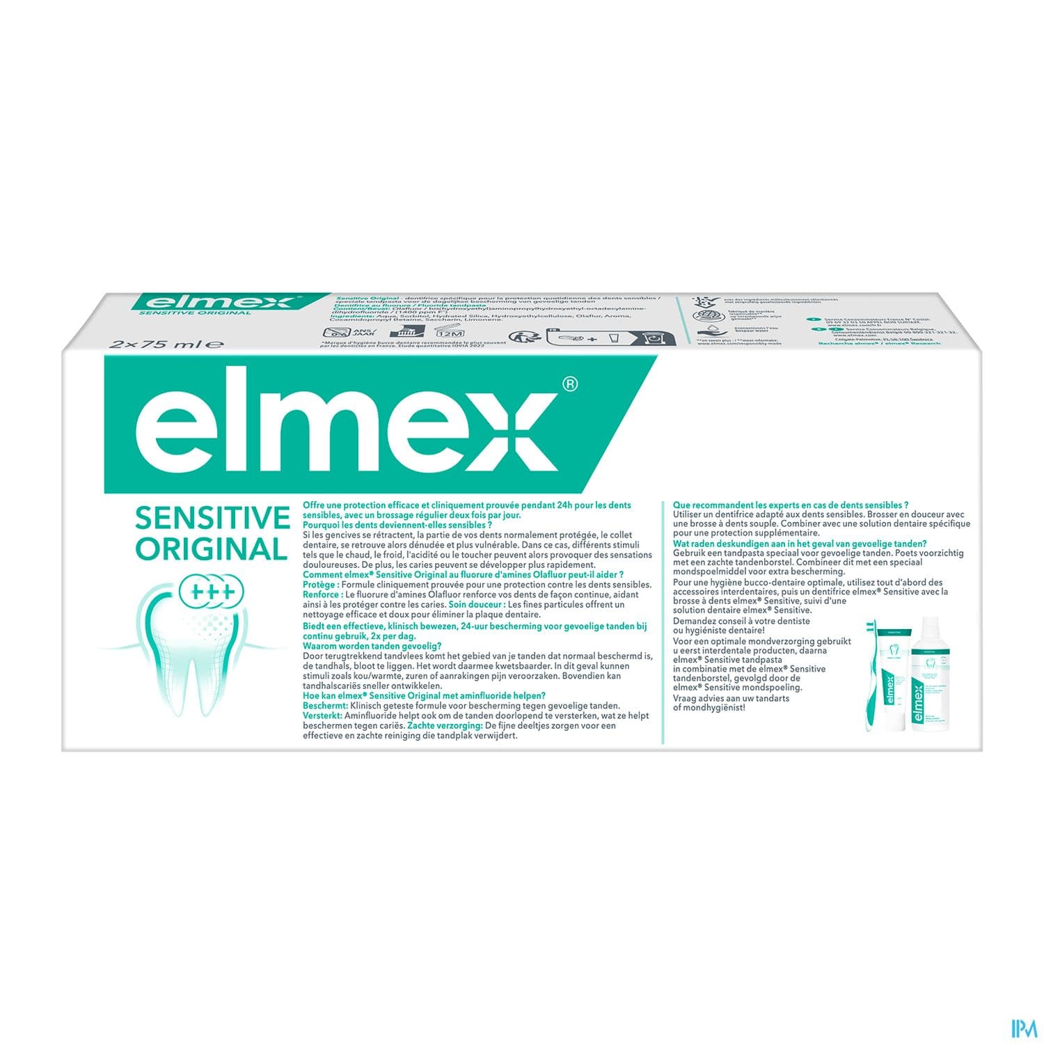 ELMEX DENT SENSITIVE 75ML X2