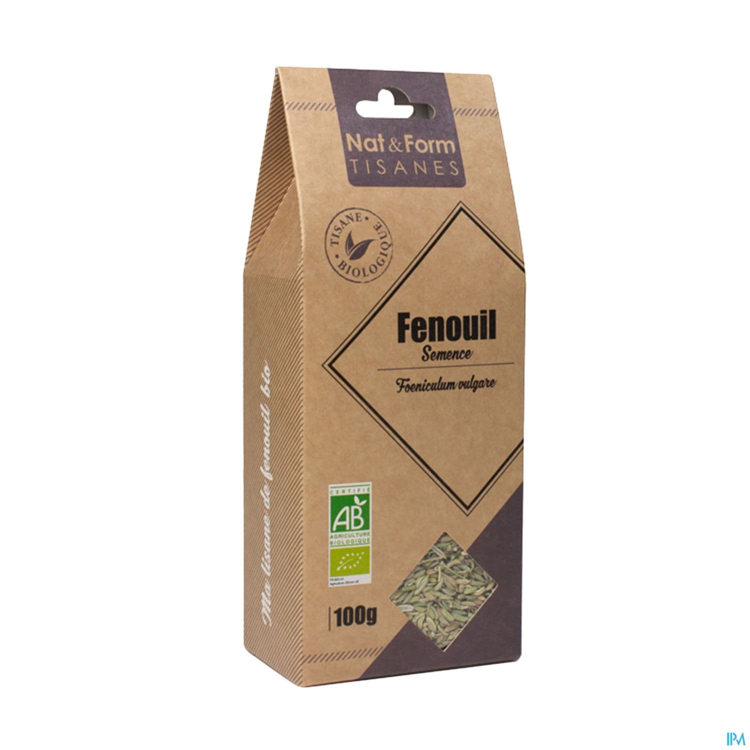 Nat Et Form Tisane Fenouil Semence Bio 100g