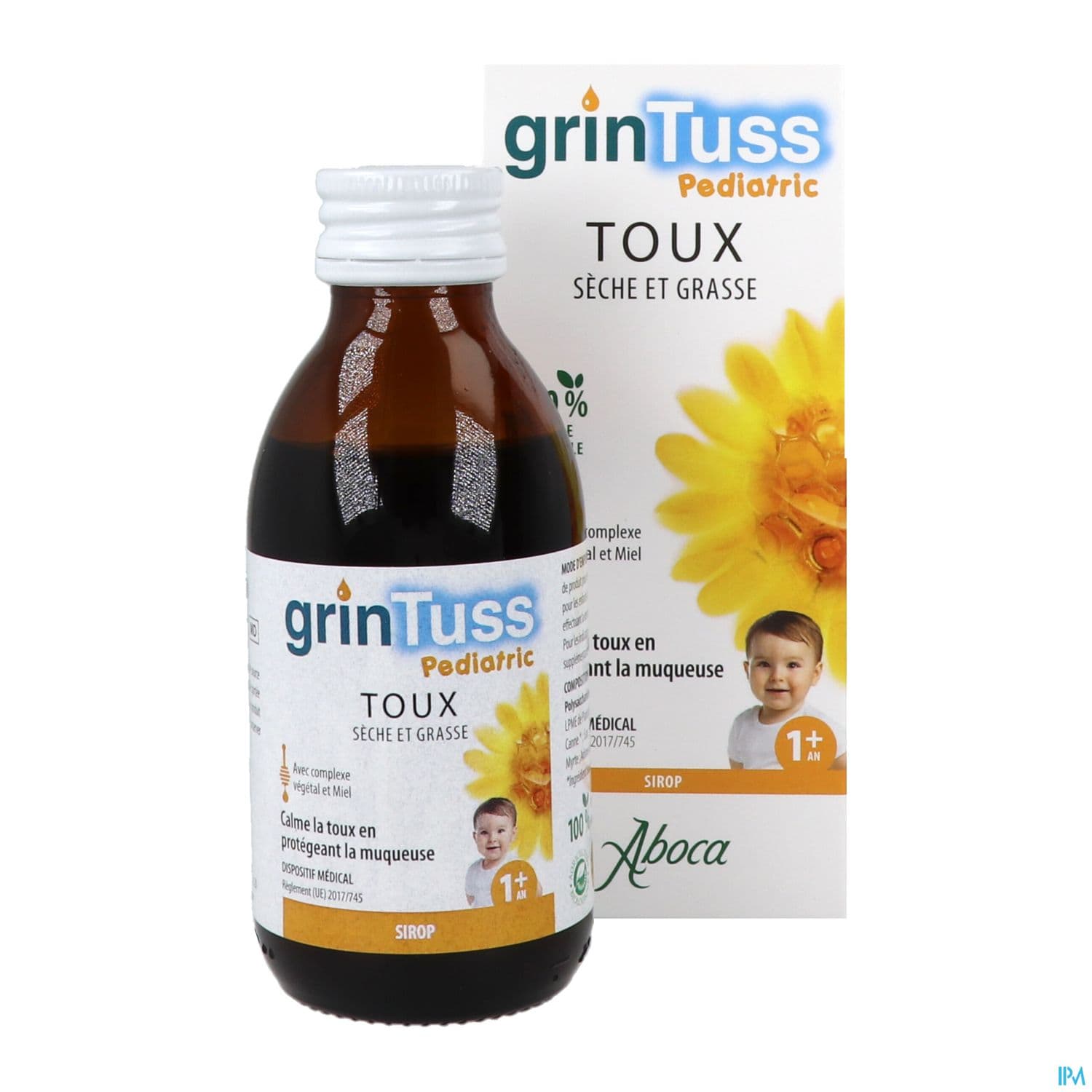 Aboca Grintuss Pediatric Sirop Toux Seche Et Grasse 180g