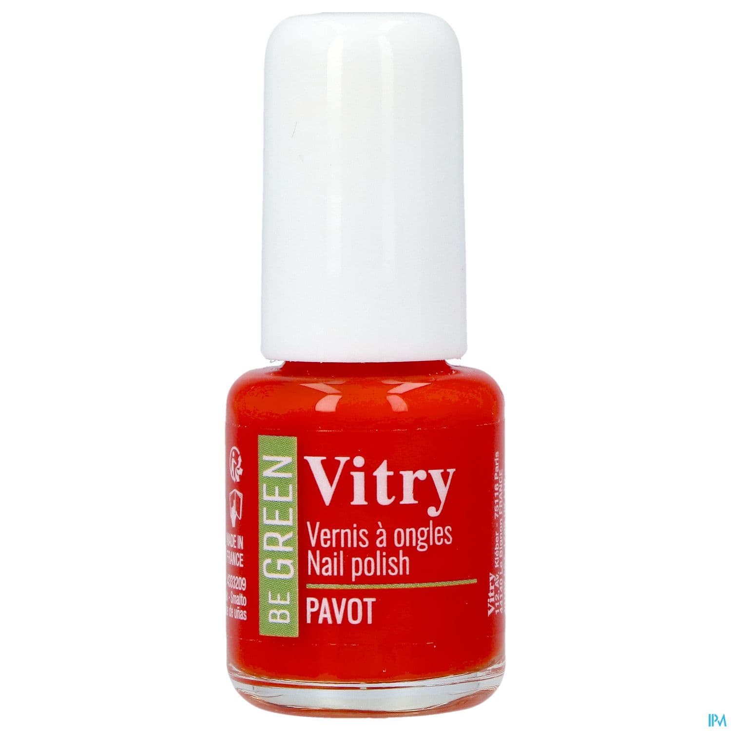 Vitry Be Green Vernis Ongles Pavot 6ml