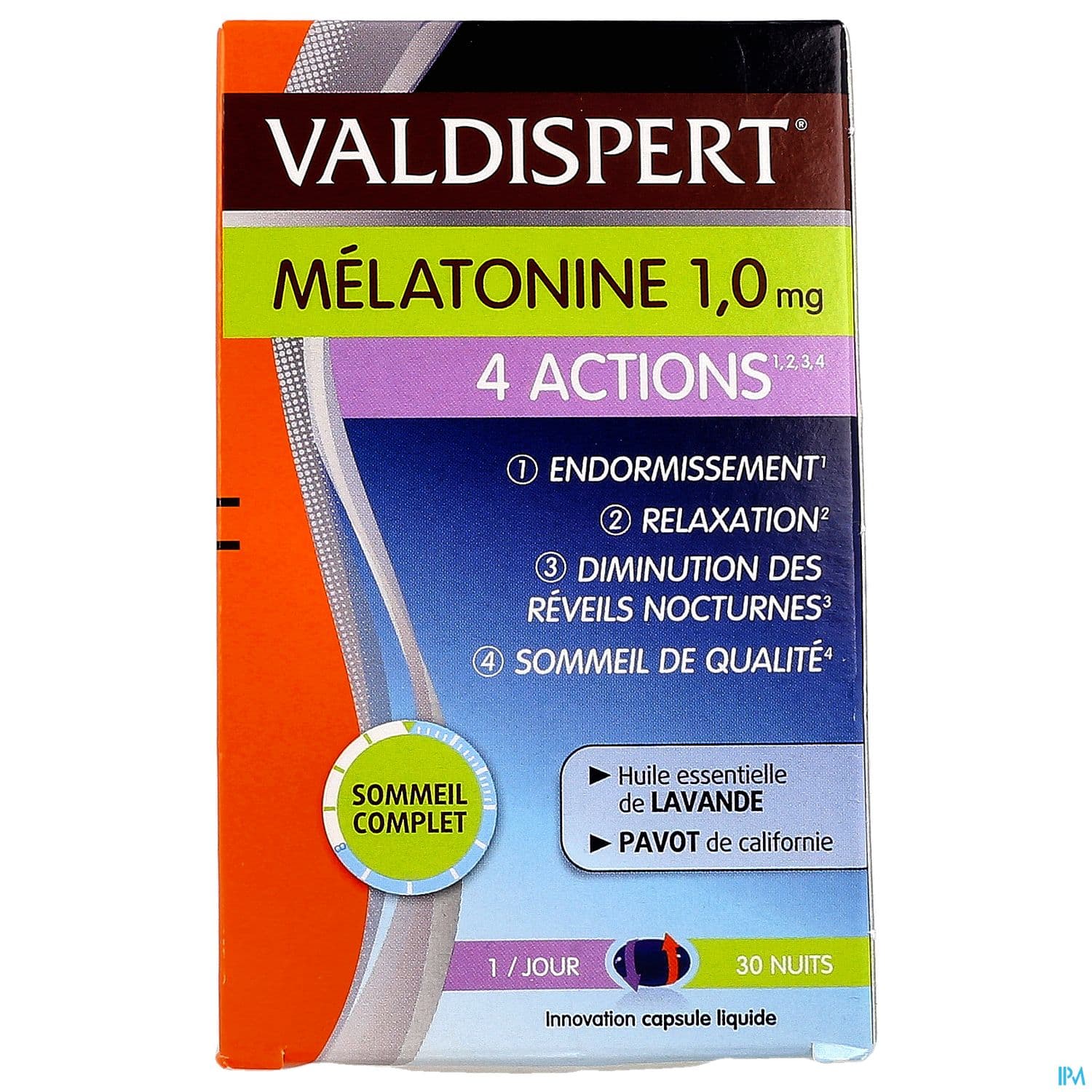 Valdispert Melatonine 1mg 4 Actions Comprime 30
