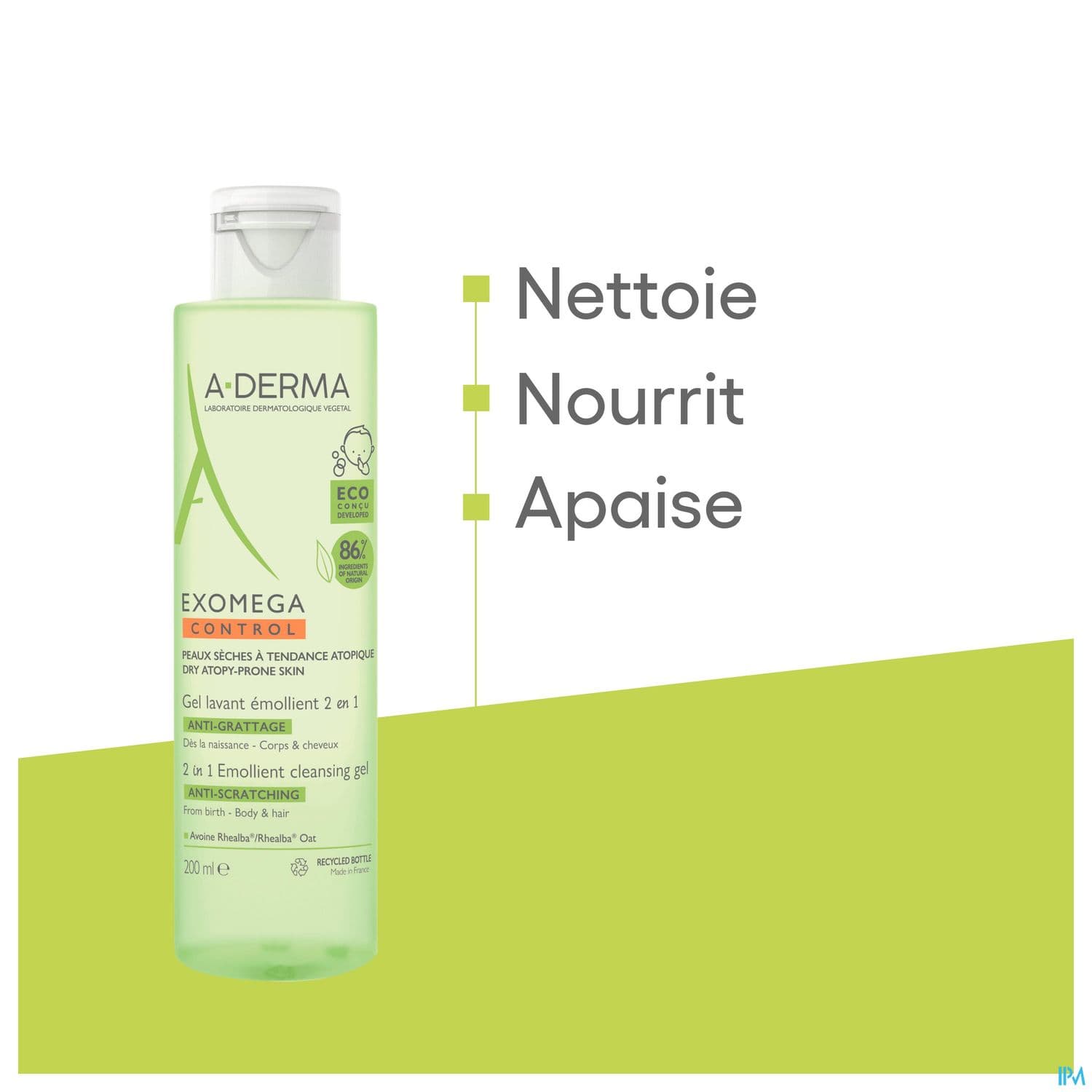 A-DERMA EXOMEGA CONT 2/1 GEL 200ML