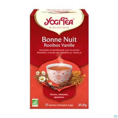 Yogi Tea Bonne Nuit Rooibos Vanille Bio Infusette 2g 17